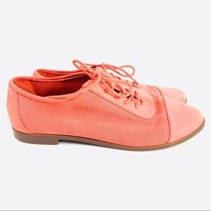 Aldo Shoes Pink Leather Lace Up